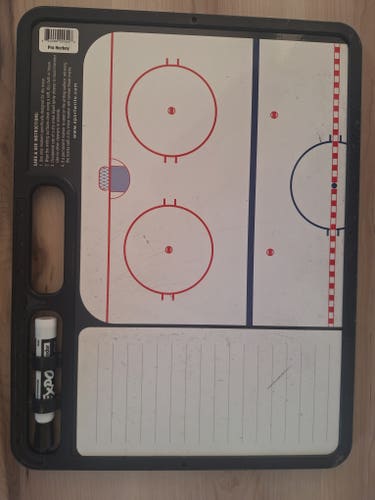 (Used) Sportwrite 16.5 X12.5 Ice Hockey Coaches Board