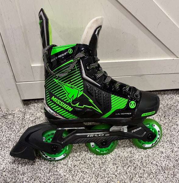 Mission Lil Ripper Adjustable Inline/Roller Skates - Regular Width Size 11-1 - GREAT Condition!