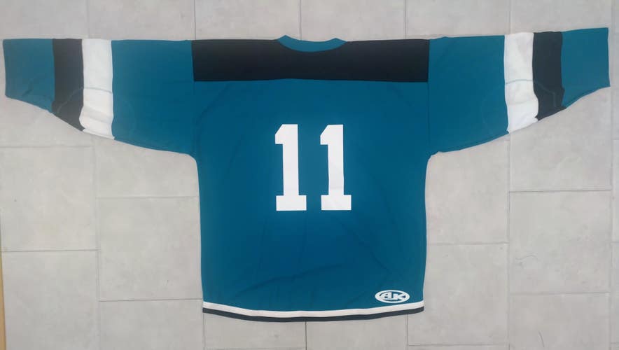 H7400  Hockey Jersey Team Set 11 Jerseys-Teal-NEW
