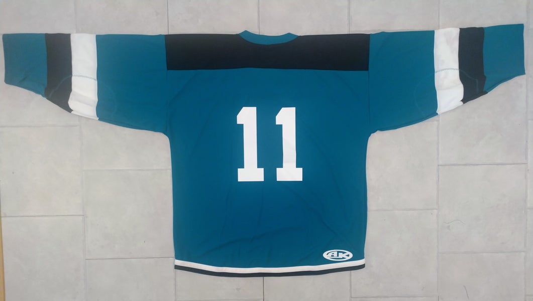 H7400 Hockey Jersey Team Set 11 Jerseys-Teal-NEW