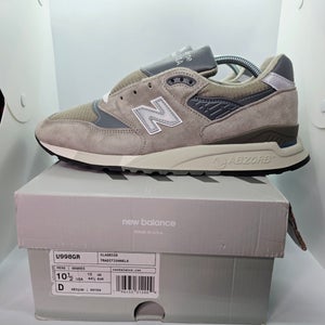 New Balance U998GR Grey Reflective Silver "Made in USA" Mens sz 10.5 NEW IN BOX