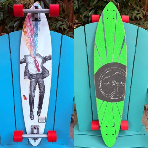 Arbor Skateboards Fish “Acid In The Ice Cream” Complete Longboard Skateboard 37”
