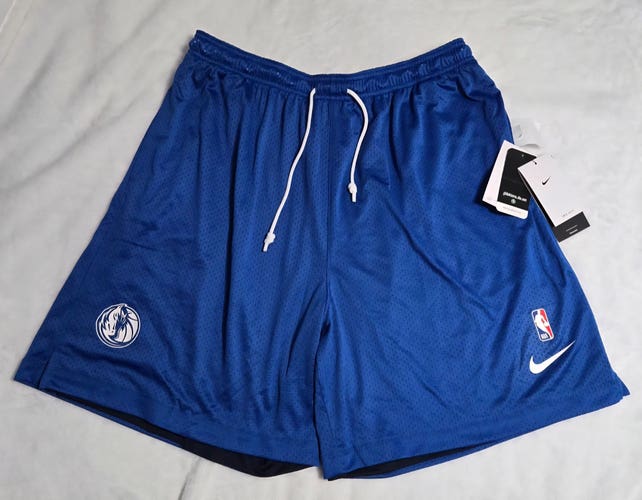 Nike Dallas Mavericks NBA Reversible Team Issue Shorts Blue Size XXL-Tall