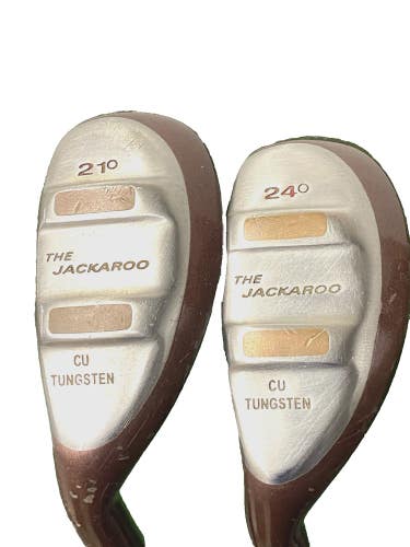 The Jackaroo Hybrid Set 4H 21* And 5H 24* LH Regular Graphite Kelmac Wrap Grips