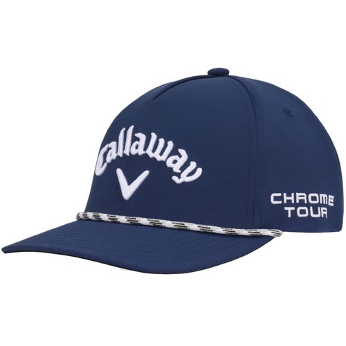 NEW 2026 Callaway Tour Authentic Rope Navy Adjustable Snapback Golf Hat/Cap
