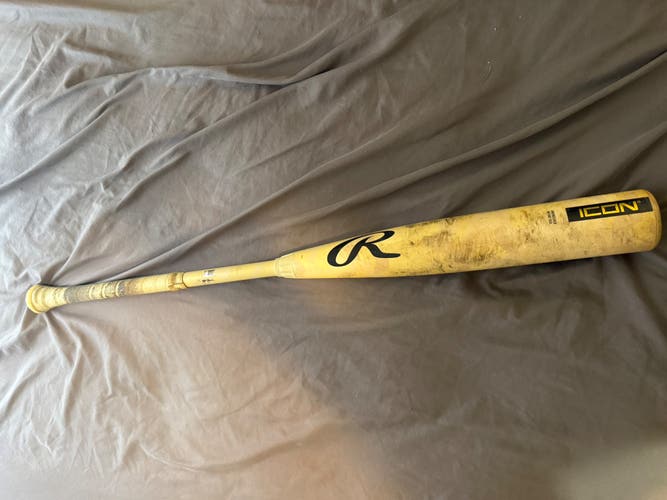 2025 Rawlings Icon Composite BBCOR Certified Bat (-3) 30 oz 33" (Used)