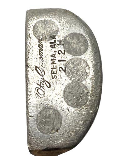 Otey Crisman 212H Putter Six Lead Weights LH Hickory 35" Red Ring Black Cap Rare