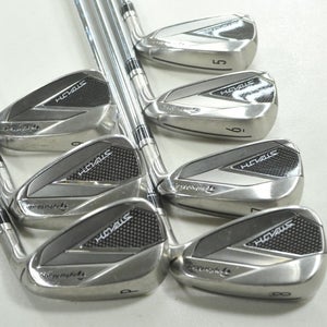 TaylorMade Stealth 5-PW,AW Iron Set Stiff Flex Right KBS MAX MT Steel # 211854