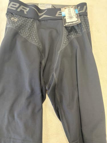 bauer hockey compression shorts mens size xs