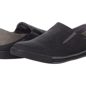 Kenneth Cole Reaction Center Liam Sneakers Boys US 3 Black Slip On Shoes JOBB893
