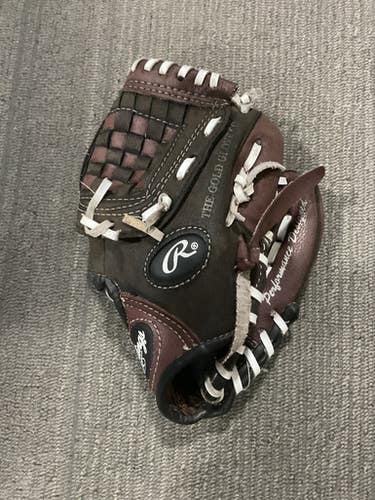 Used Rawlings PLAYER SERIES 9 IN GLOVE BB/SB Glove RH Throw Brown 9" 11614-S000233253