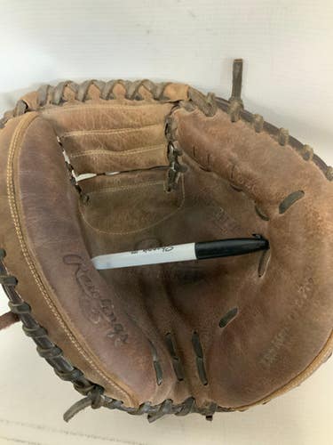 Used Rawlings PCM30 PLAYER PREFERRED BB/SB Catchers RH Throw Brown 33" 11823-S000037885