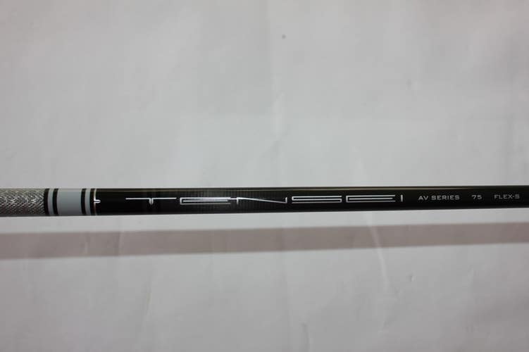 NEW MITSUBISHI TENSEI WHITE AV SERIES 75S WOOD SHAFT - STIFF FLEX - UNCUT