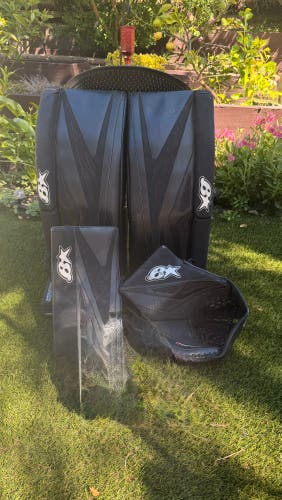 33+1" Brian's G-Netik Pro 3 Regular Goalie Full Set (Used)