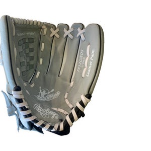Used Rawlings FASTPITCH BB/SB Glove RH Throw Grey 12" 11883-S000158732