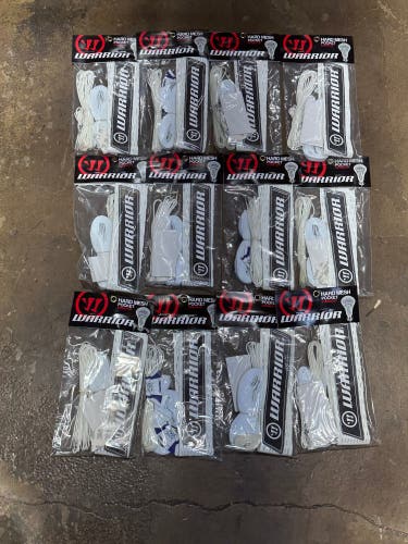 12 Warrior Hard Mesh Pocket String Kits