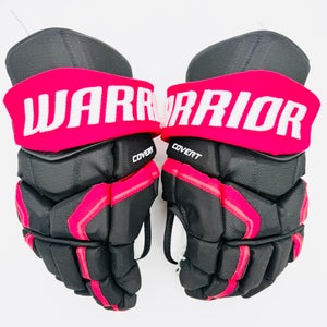 New New Jersey Devils Warrior Covert QRE Pro Team Hockey Gloves-15"-Grey Palms-Floating Cuff