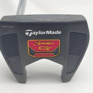 LEFTY TaylorMade Spider GT Splitback Slant Putter 35" SuperStroke Pistol LH