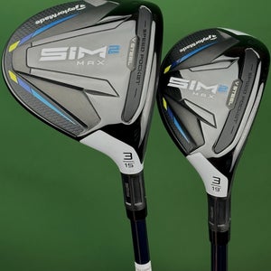 TaylorMade SIM2 MAX Fairway, Hybrid Set 3-Wood, 3H, Ventus Blue Stiff Flex NICE!