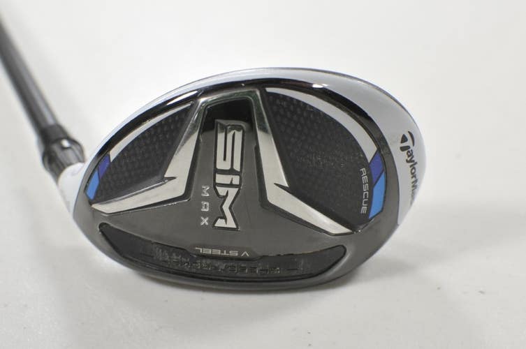 TaylorMade SIM Max Rescue 3-19* Hybrid Stiff Flex Right KBS 80g Graphite #212553