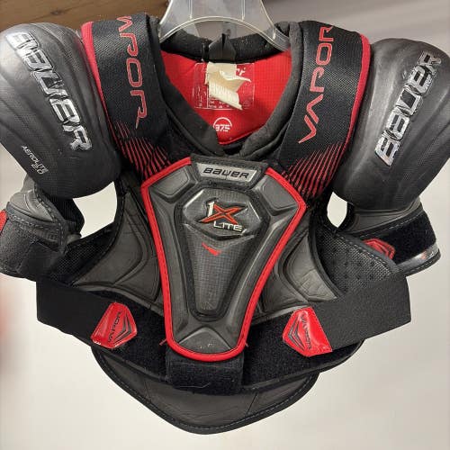 Senior Size Small Bauer Vapor 1X Lite Ice Hockey Player Shoulder Pads