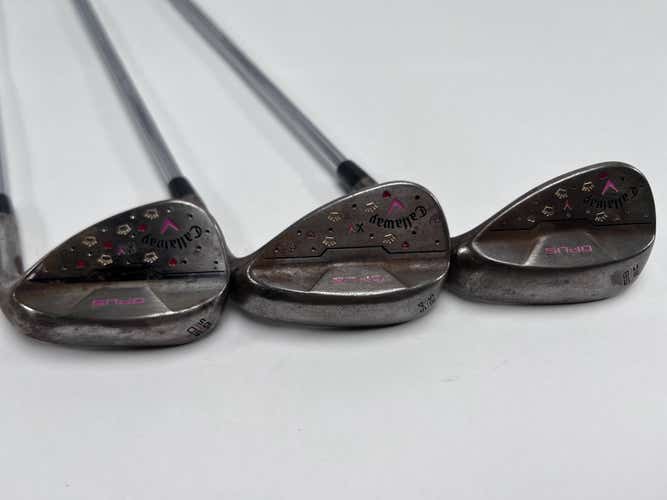 Callaway Opus Raw Tour Issue Wedge Set 50* 10 | 54* 12 | 58* 8 KBS Tour Stiff RH