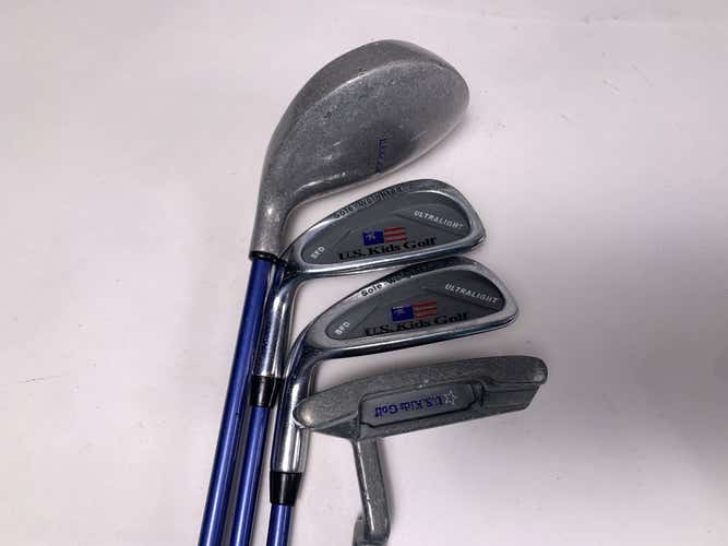 LEFTY US Kids Ultralight Club Set Driver 7 PW Putter Kid Power Junior LH 51"