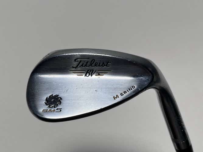 Titleist Vokey SM5 Tour Chrome Wedge 58* 8 Bounce M-Grind Wedge Steel Mens RH