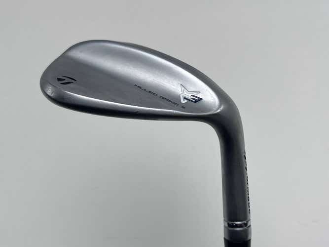 TaylorMade Milled Grind 3 Raw Chrome Wedge 60* 8 LB Fujikura Senior Graphite RH