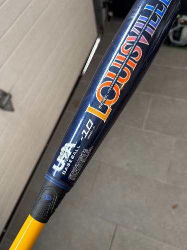 2025 Louisville Slugger Select PWR Hybrid USABat Certified Bat (-10) 18 oz 28" (Used)