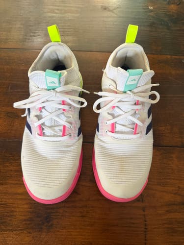 Pink Women's Size M 8.0 (W 9.0) Adult Adidas Shoes - Crazyflight (Used)