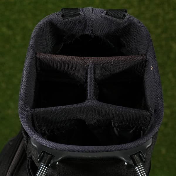 PING Voyage Stand Golf Bag Black 4-Way Divider Dual Strap ~ LOOK