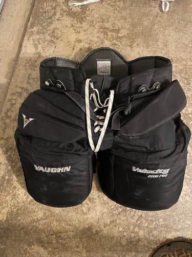 Senior Large Vaughn Velocity V6 2200 Pro Hockey Goalie Pants (Used)