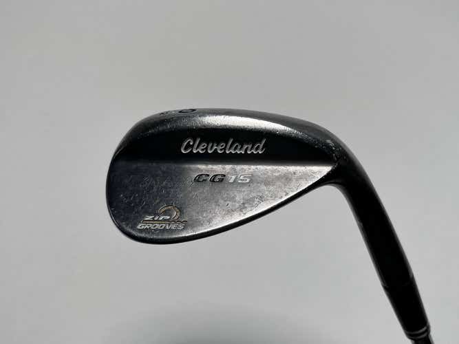 Cleveland CG15 Black Pearl Wedge 60* 12 Bounce Traction Wedge Steel Mens RH