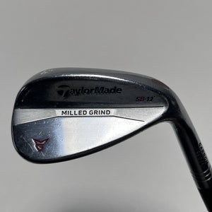 TaylorMade Milled Grind Satin Chrome Wedge 56* 12 Bounce SB TT DG Steel Mens RH
