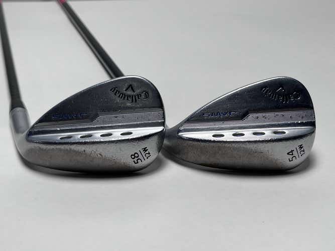 Callaway Jaws MD5 Platinum Chrome Wedge Set 54* 12 58* 12 KBS TGI 60 Regular RH