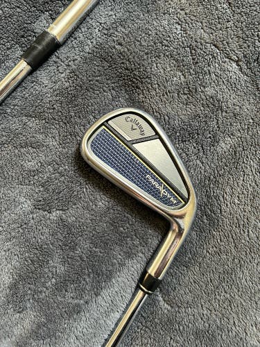 Men's 2023 Callaway Paradym Right Handed Iron Set Stiff Flex (6 Clubs) #6 - #9, PW, GW (Used)