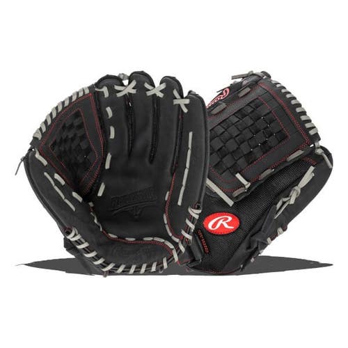 Rawlings Renegade Black 14" Slow Pitch Softball Glove: R140BGS