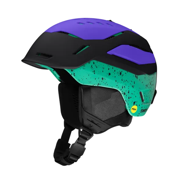 NEW Large Smith Vantage 2 MIPS Matte Black/Ultraviolet/Emerald City Helmet