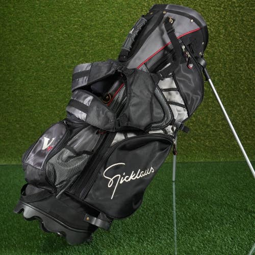 Nicklaus V18 Stand Golf Bag Black/Gray 14-Way + Putter Well & 8+ Pockets!!