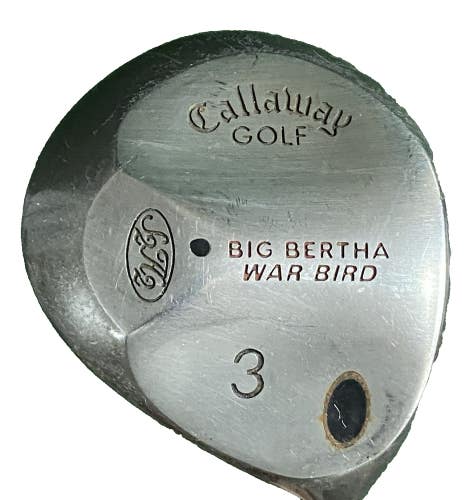 Callaway Big Bertha War Bird 3 Wood S2H2 RH Memphis 10 Stiff Steel 42 Stock Grip