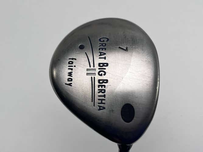 Callaway Great Big Bertha II 7 Fairway Wood 21* GBB System 60 Senior RH