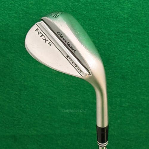 Cleveland RTX6 Zipcore Mid Chrome 58-10 58 Lob Wedge DG Spinner TI Wedge Flex