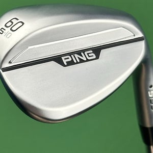 PING S159 Hydropearl Chrome Lob LW Wedge 60-10* S-Grind Steel Z-Z115 MINT!