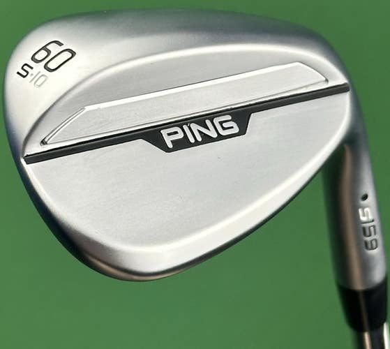 PING S159 Hydropearl Chrome Lob LW Wedge 60-10* S-Grind Steel Z-Z115 MINT!