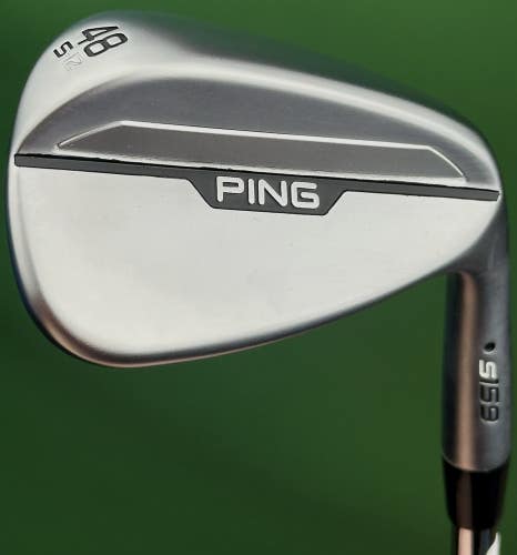 PING S159 Hydropearl Chrome Pitching PW Wedge 48-12* S-Grind Steel Z-Z115 MINT!