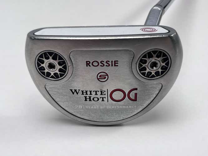 Odyssey White Hot OG Rossie S Putter 34.25" Stroke Lab Superstroke Mens RH