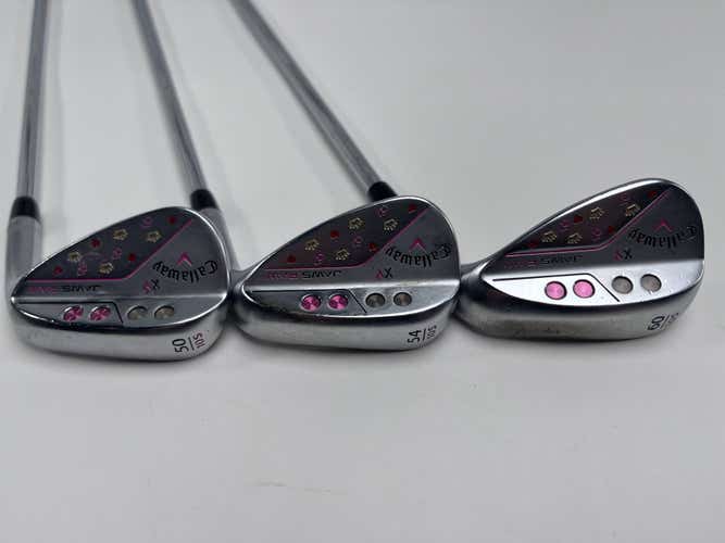 Callaway Jaws Raw Chrome Tour Issue Wedge Set 50* 10 | 54* 10 | 60* 10 Stiff RH