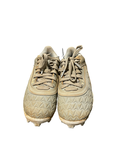 Used Under Armour CLEATS BB/SB Cleats Grey Youth 12.0 11834-S000048408