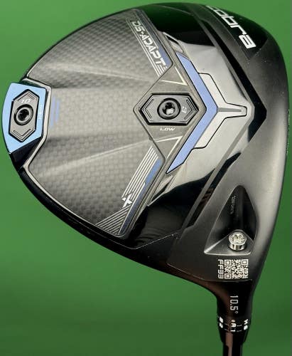 Cobra DS-Adapt X Driver 10.5* Stiff Flex UST Mamiya LINQ White M40X 6F4 RH NICE!